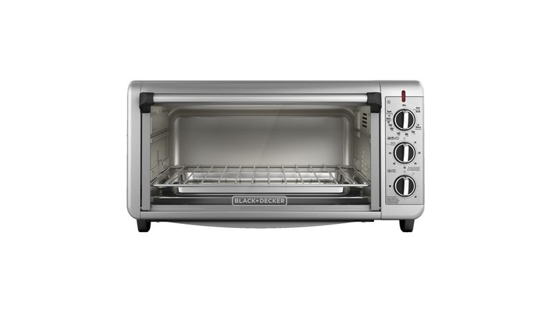 Horno tostador Black + Decker TO3250XSB capacidad para 8 rebanadas. - DE  HOGAR