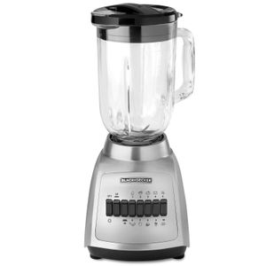 Licuadora Black + Decker Base metal 10 Velocidades Jarra vidrio 1.25L BLBD210GSS