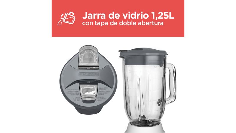 Comprar Licuadora Black + Decker DuraPro 550 Watts con 4 Cuchillas