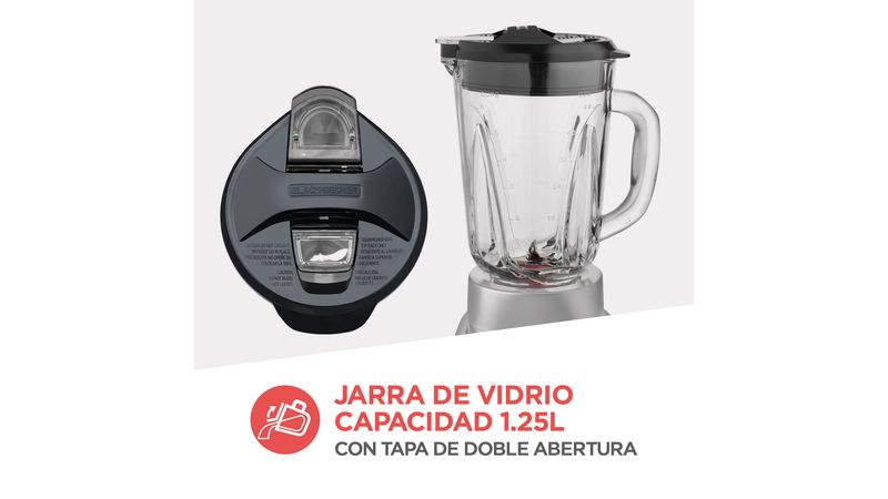 Licuadora Black Decker Pulverix de 700 Watts 6 Cuchillas BL1140MS