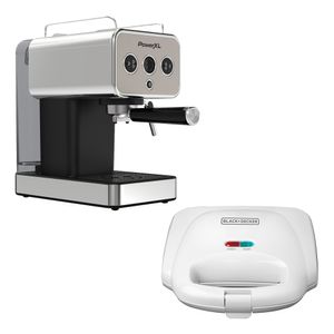 Combo desayuno Black+Decker Espresso + Sanduchera