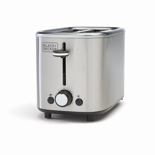Tostadora Black+Decker para dos rebanadas TR0012SS-LA
